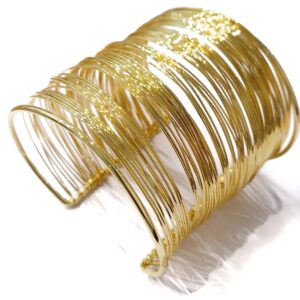 Bracciale rigido multifilo (giallo)