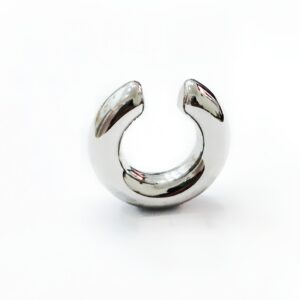 Ear cuff small chunky in acciaio inossidabile (silver) - immagine 1