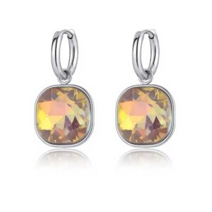 Orecchini la Cinta champagne (silver)