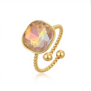 Anello la Cinta champagne (gold)