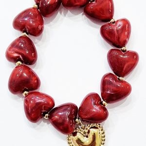 Bracciale collezione LOVE (rosso)